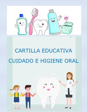 Cartilla De Salud Oral