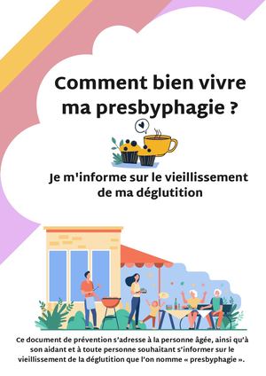 Livret D'information Sur La Presbyphagie