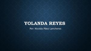 Yolanda Reyes