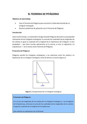 Teorema De Pitágoras Ruben Villarreal