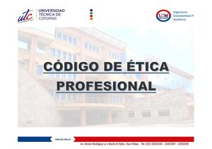 Código De ÉTica Profesional Actividad 2
