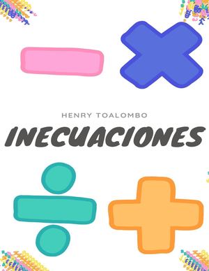 Inecuaciones