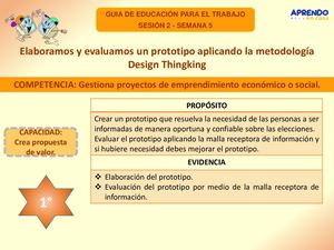SEMANA 6- 2021- 1° Y 2°EPT- ELABORAMOS Y EVALUAMOS EL PROTOTIPO APLICANDO LA MDT