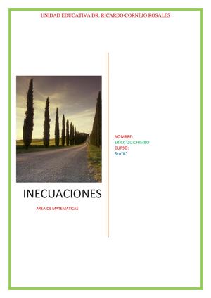 Inecuaciones