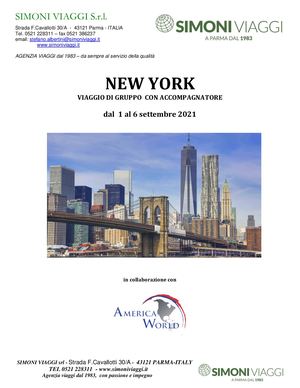 NEW YORK con accompagnatore