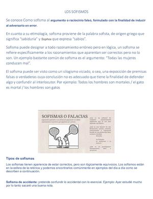 Los Sofismos