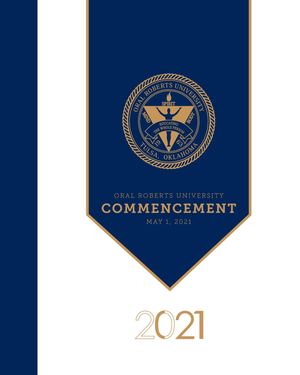 2021 ORU Commencement Program
