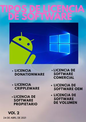 Tipos De Licencia De Software
