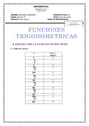 Funciones Trigonometricas