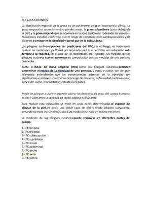 Pliegues Cutaneos