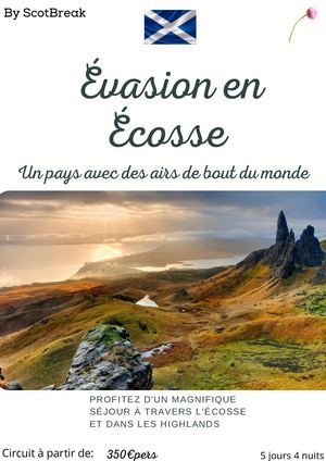 Brochure séjour en Ecosse