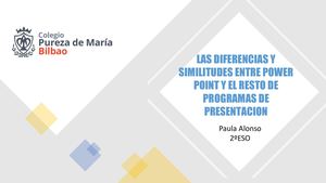 Diferencias Y Similitudes Entre Power Point Y El Resto De Programas De Presentación Online