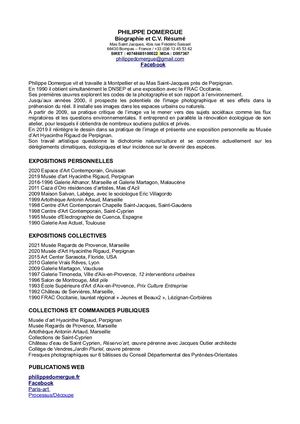 Cv Bio Engagement Domergue 2p