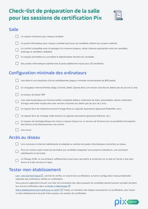 3 - Check List Préparation Des Salles