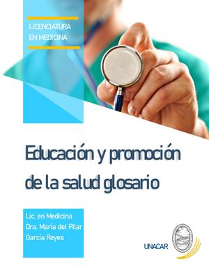 Educación y promoción de la salud glosario