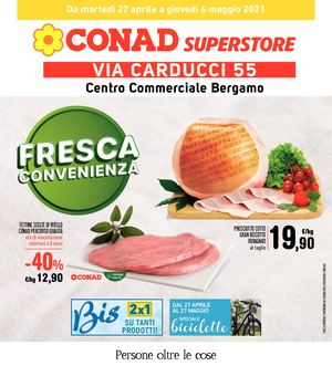 11 CONAD SUPERSTORE BERGAMO 27 4 2021 6 5 2021