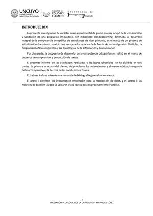 Miranda & López Mediación Pedagógica De La Ortografía