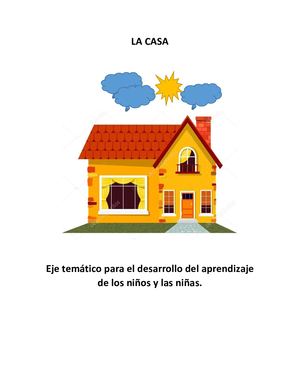 Eje temático 1 La Casa