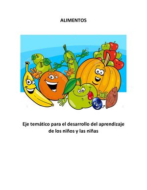 Eje temático 2 Alimentos