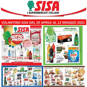 Volantino SISA Marsala dal 29 Aprile al 12 Maggio 2021