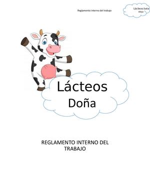 Reglamento Interno Del Trabajo