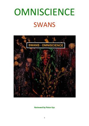 Omniscience By Swans reviewed
