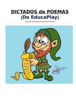 DICTADOS de POEMAS...