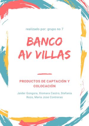 Banco Av Villas