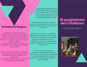 El Surgimiento Del Criollismo