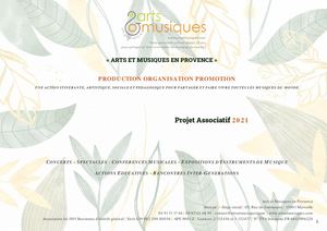 Projet Associatif 2020 2021 Arts et Musiques