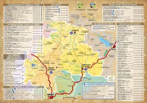 Carte Plan secteur Cœur Margeride