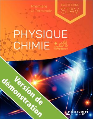 Physique Chimie Bac techno STAV 1re / Terminale