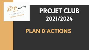 Projet Club Asptt 2021 2024 Plan D'actions Synthetique