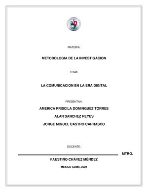 La comunicación en la era digital