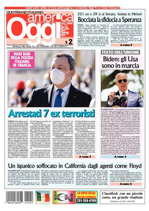 America Oggi 29 Aprile 2021
