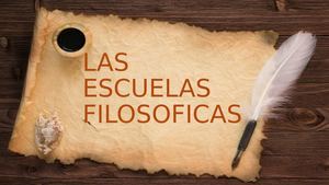 Las Escuelas Filosoficas (1)