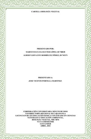 Cartilla Biología Vegetal