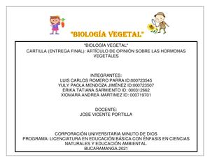 Cartila Biología Vegetal