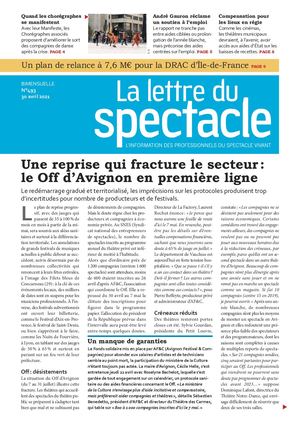 La Lettre du Spectacle 493
