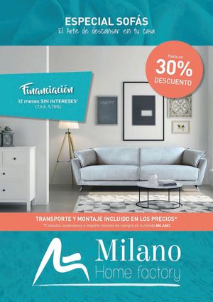 Especial Sofás 2021 Milano Home Factory