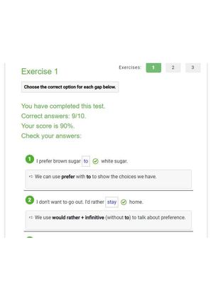 Would Rather Exercises 1,2.,3