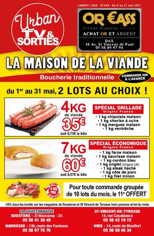 Urban TV & Sorties Dax 340