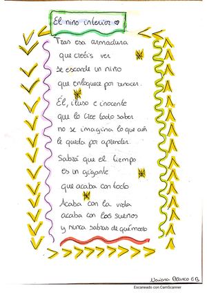 Poemas El Niño Interior