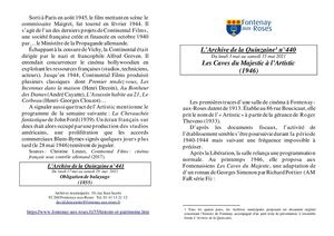 AMFAR A15 440- Les Caves du Majestic à L'Artistic (1946)