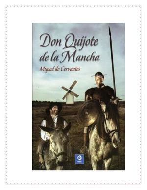 Resumen Del Quijote De La Mancha Yuliana Reyes