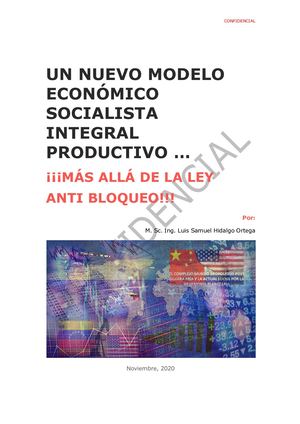 Rev Un Nuevo Modelo Económico Productivo Integral M
