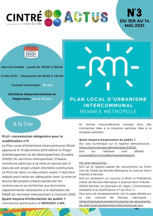 Cintré Actualités N°3