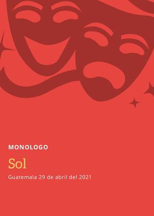 Monologo Del Sol
