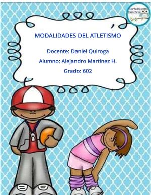 Modalidades Del Atletismo Plantilla