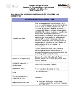 Guia Didáctica Funciones Seres Vivos On Line (2)